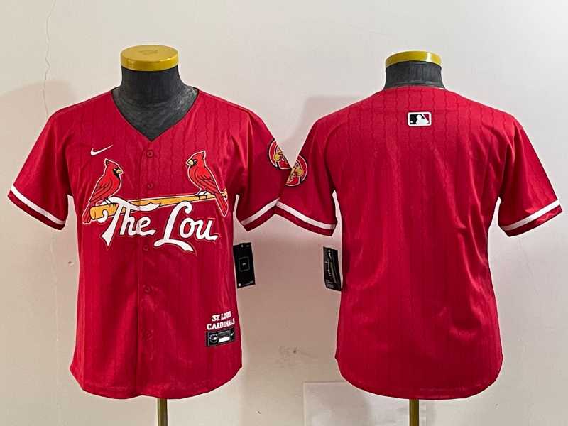Youth St Louis Cardinals Blank Red 2024 City Connect Limited Stitched Jersey,We sell and wholesale Youth St Louis Cardinals Blank Red 2024 City Connect Limited Stitched Jersey on line form chian!